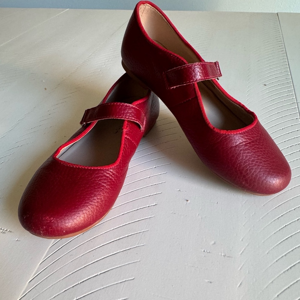 Elephantito Red Dress Shoes Leather Classic